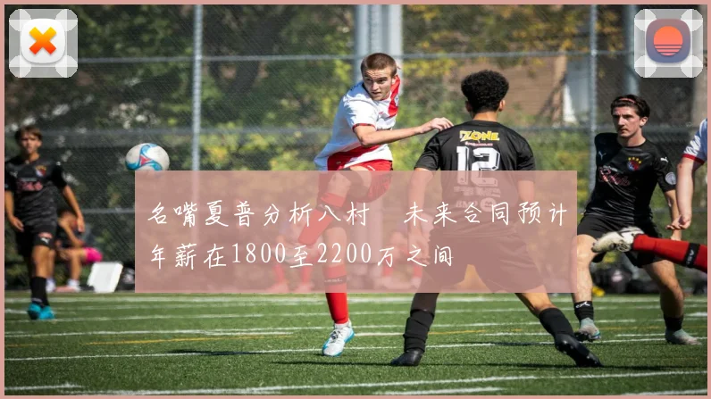 名嘴夏普分析八村塁未来合同预计年薪在1800至2200万之间